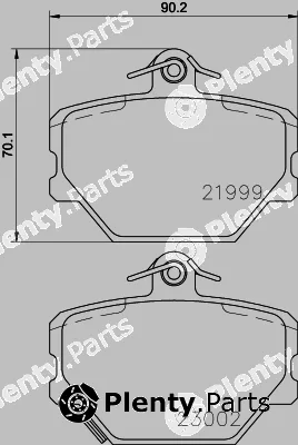 Pagid T1176 — Brake Pad Set, disc brake