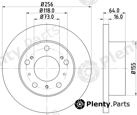 Pagid 50902 — Brake Disc