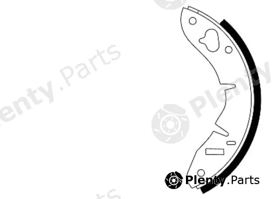 Pagid H1019 — Brake Shoe Set