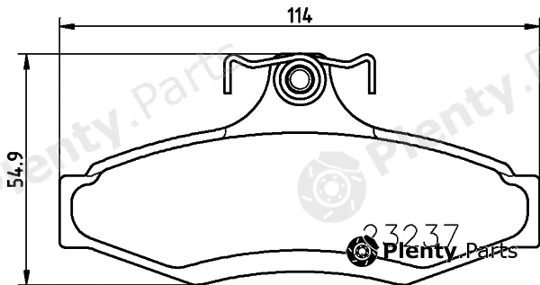 Pagid T1253 — Brake Pad Set, disc brake