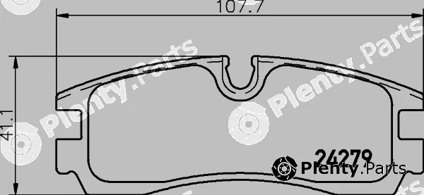 Pagid T1556 — Brake Pad Set, disc brake
