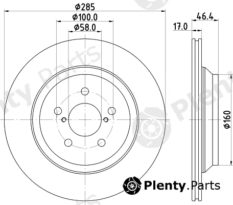 Pagid 56093 — Brake Disc