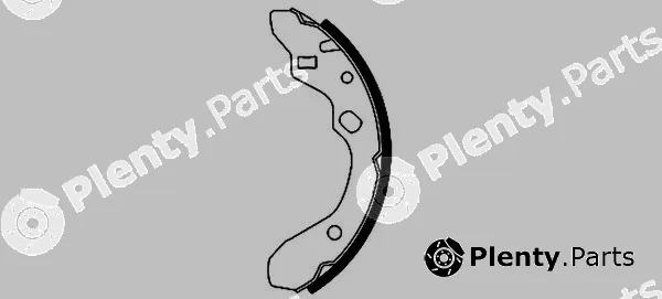 Pagid H8855 — Brake Shoe Set