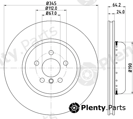 Pagid 65177 — Brake Disc