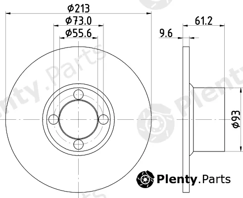Pagid 52905 — Brake Disc