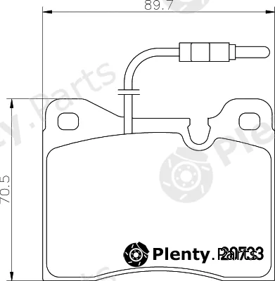 Pagid T1064 — Brake Pad Set, disc brake