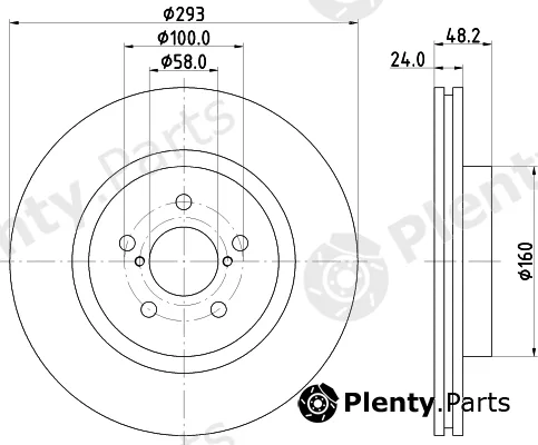 Pagid 56276 — Brake Disc