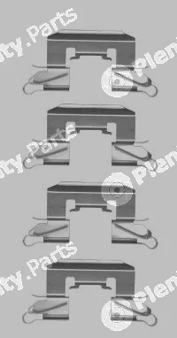 Pagid K0364 — Accessory Kit, disc brake pad