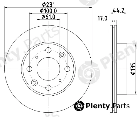 Pagid 51110 — Brake Disc
