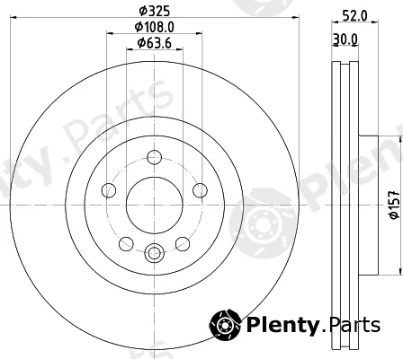 Pagid 55786 — Brake Disc