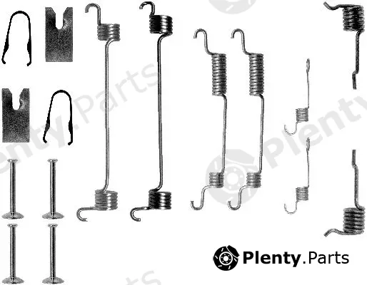 Pagid X0097 — Accessory Kit, brake shoes