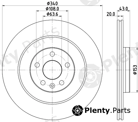 Pagid 56045 — Brake Disc