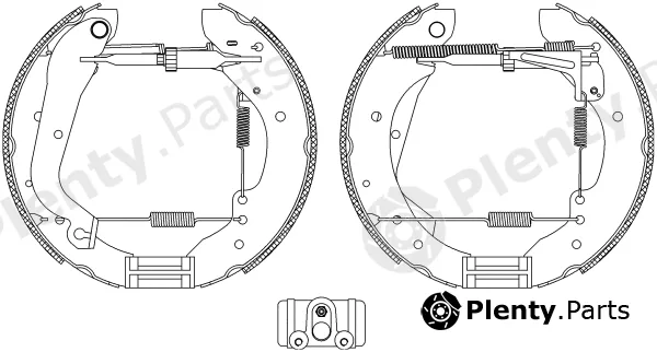 Pagid R0660 — Brake Shoe Set Shoe Kit Pro