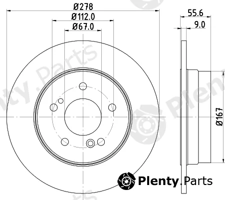 Pagid 52153 — Brake Disc