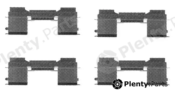 Pagid K0432 — Accessory Kit, disc brake pad