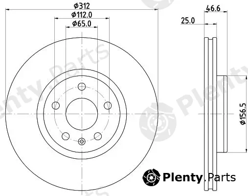 Pagid 56432 — Brake Disc