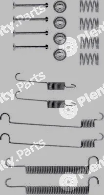 Pagid X0009 — Accessory Kit, brake shoes