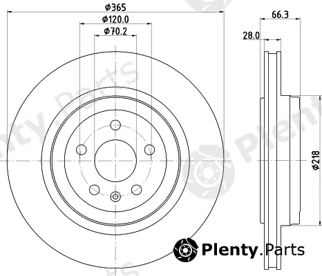 Pagid 56138 — Brake Disc