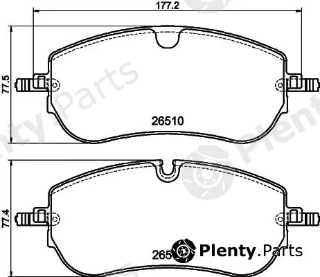 Pagid T2944 — Brake Pad Set, disc brake