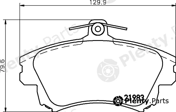 Pagid T1565 — Brake Pad Set, disc brake