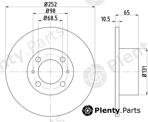 Pagid 51701 — Brake Disc