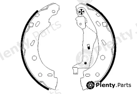 Pagid H9450 — Brake Shoe Set