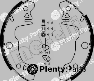 Metelli 53-0341K — Brake Shoe Set