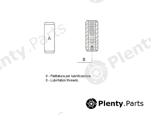 Metelli 01-2078 — Valve Guide Standard