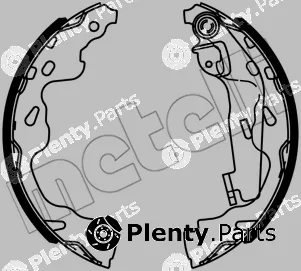 Metelli 53-0731 — Brake Shoe Set
