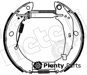 Metelli 51-0539 — Brake Shoe Set Kit premounted