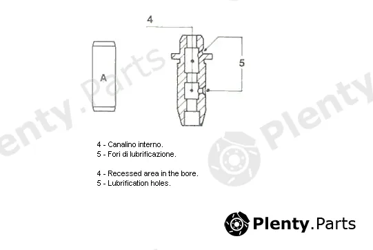 Metelli 01-0675 — Valve Guide Standard