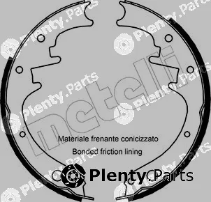 Metelli 53-0348 — Brake Shoe Set