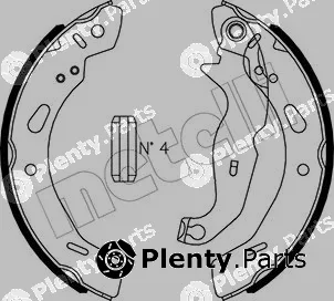 Metelli 53-0490 — Brake Shoe Set