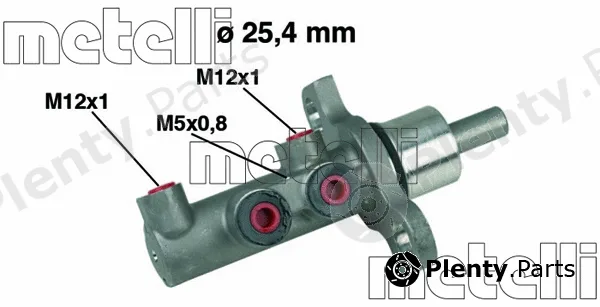 Metelli 05-0439 — Brake Master Cylinder