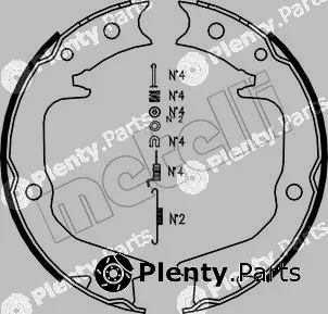 Metelli 53-0265K — Brake Shoe Set, parking brake