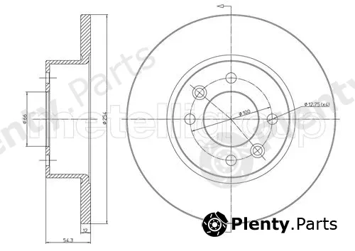 Metelli 23-0218 — Brake Disc