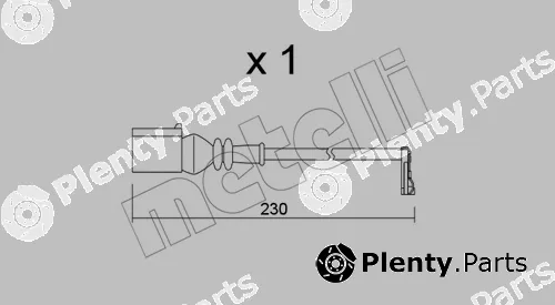 Metelli SU.364 — Warning Contact, brake pad wear