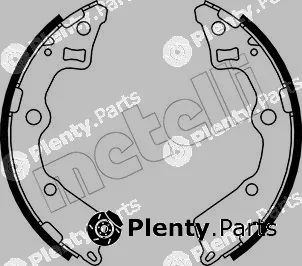 Metelli 53-0229 — Brake Shoe Set
