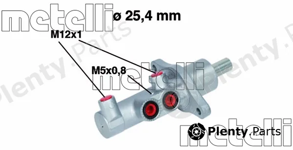Metelli 05-0543 — Brake Master Cylinder