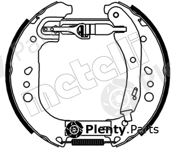 Metelli 51-0546 — Brake Shoe Set Kit premounted