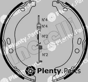 Metelli 53-0095K — Brake Shoe Set, parking brake