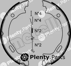Metelli 53-0242K — Brake Shoe Set, parking brake