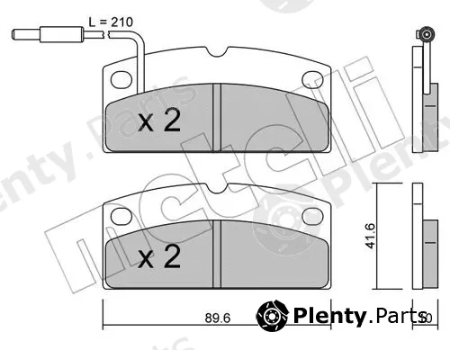 Metelli 22-0767-1 — Brake Pad Set, disc brake