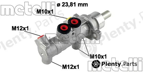 Metelli 05-0781 — Brake Master Cylinder