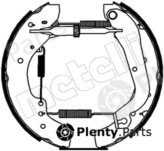 Metelli 51-0138 — Brake Shoe Set Kit premounted