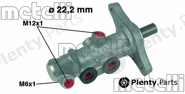 Metelli 05-0459 — Brake Master Cylinder