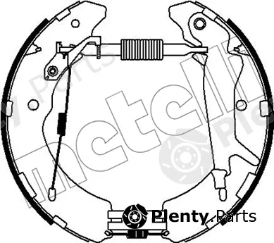 Metelli 51-0527 — Brake Shoe Set Kit premounted