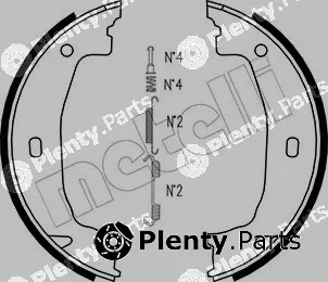 Metelli 53-0018K — Brake Shoe Set, parking brake