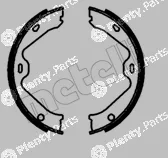 Metelli 53-0748 — Brake Shoe Set, parking brake