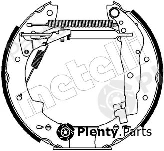 Metelli 51-0062 — Brake Shoe Set Kit premounted